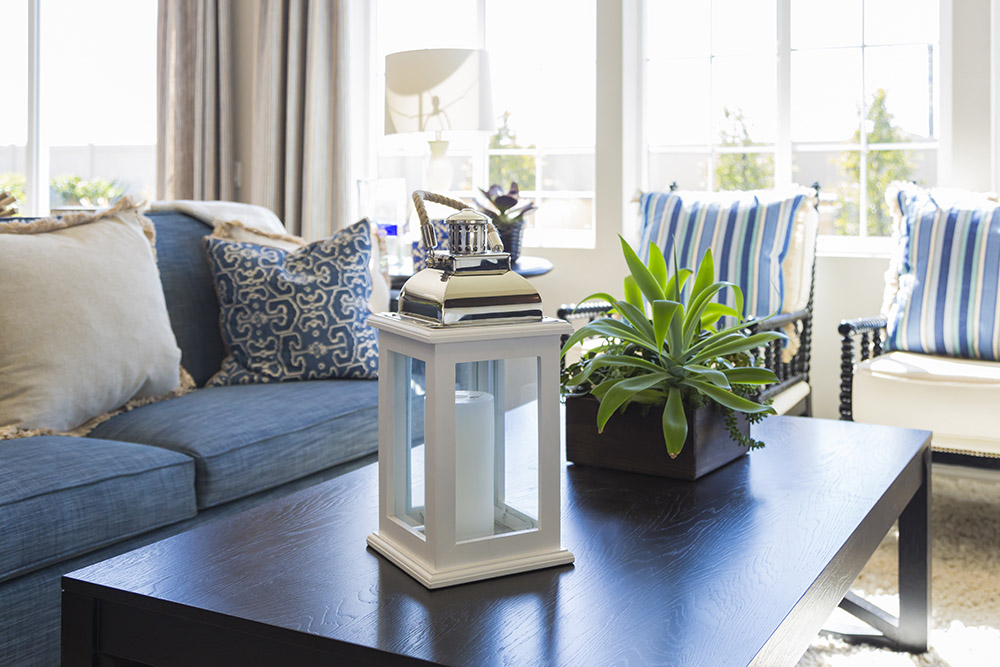 Bright modern living room